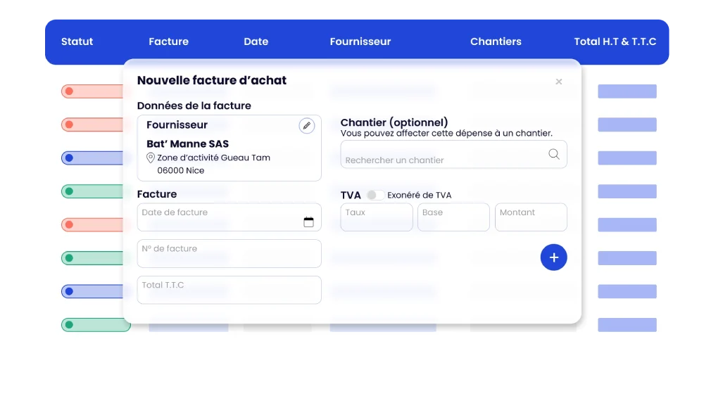 Gestion des dépenses