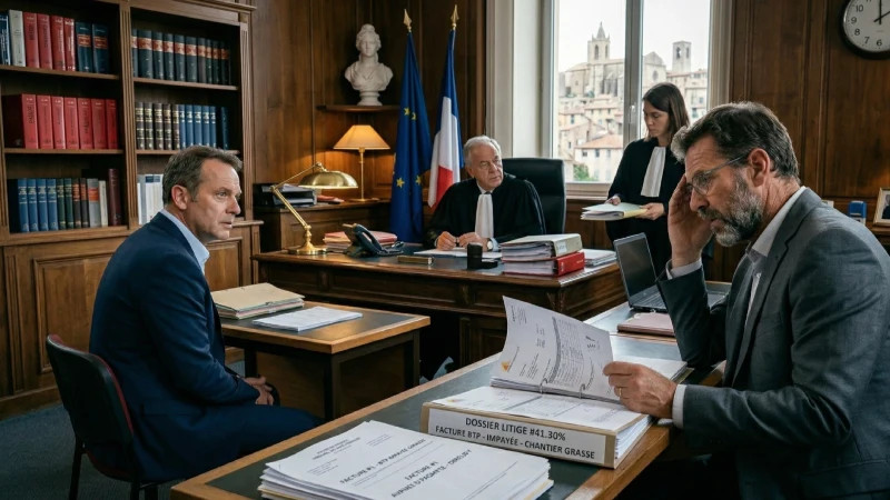 Recours légaux contre des impayés dans le BTP